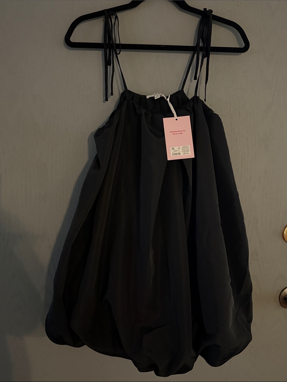 Old Navy Black Bubble Mini Dress